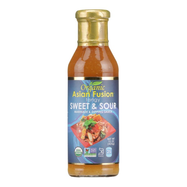 6-PACK OF Sauce Sweet And Sour Organic Asian Fusion 15 fz