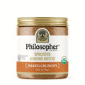 6-PACK OF Almond Butter Sprouted Naked Crunchy Alchemy 6oz, Philosopher Foods