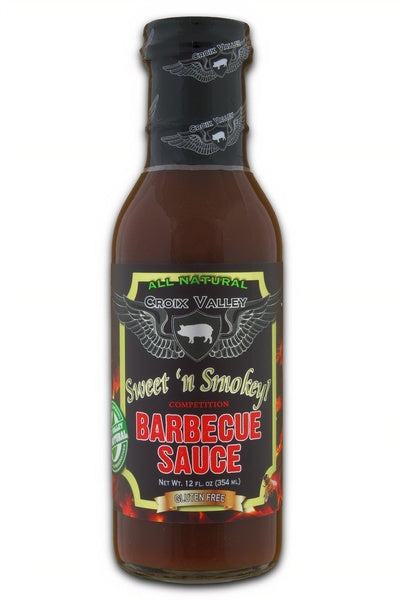 12-PACK OF Sauce BBQ Sweet N Smokey Competition, Croix Valley