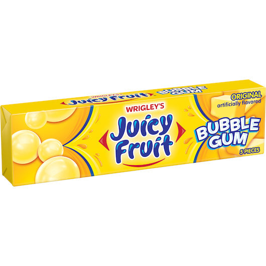 144-PACK OF Bubble Gum Original Wrigley, 8 - 18 - 5 Pc