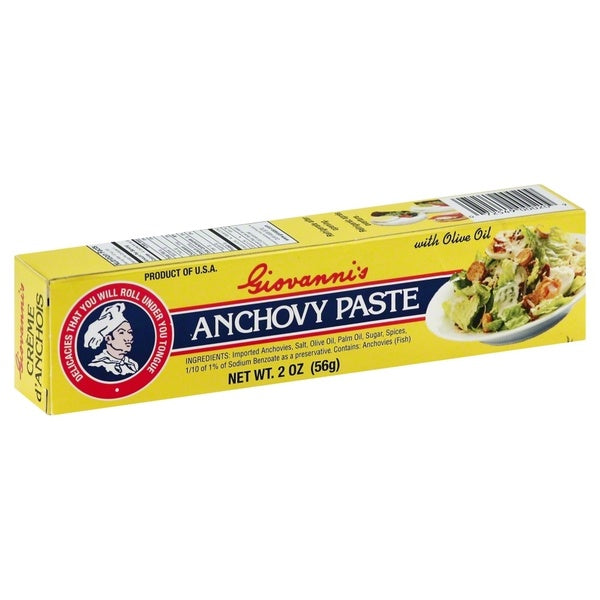 12-PACK OF PASTE ANCHOVY ANCHOVY PASTE 2 OUNCE - CASE OF 12