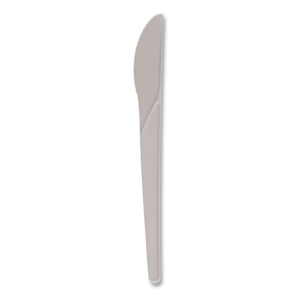 1000-PACK OF Cutlery Plastic Eco-Friendly Compostable Cutlery: Eco-Products EP-S011 Plantware 6-inch Knife - Pearl White (1000 Count)