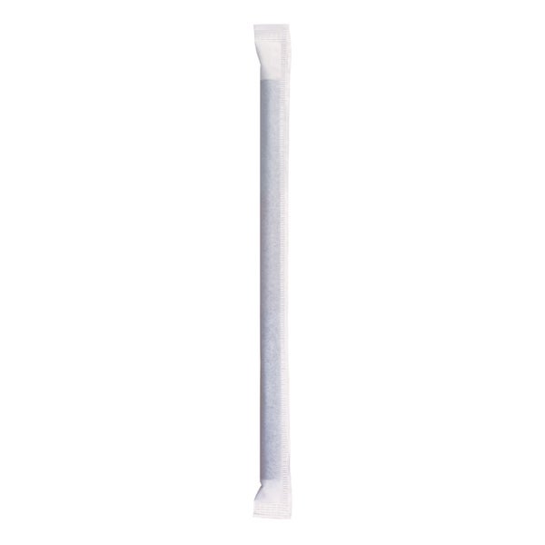 8-PACK OF STRAW PAPR BLK GNT WRPD 7.75