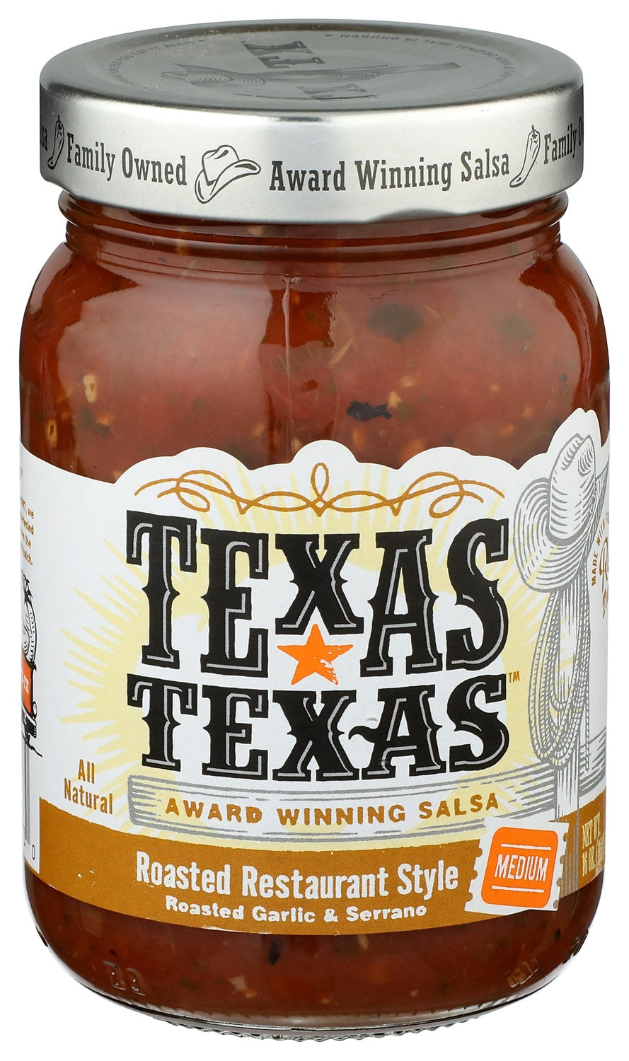 6-PACK OF SALSA MEDIUM ROASTED RESTAURANT STYLE