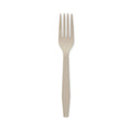 1000-PACK OF Pactiv Corp. EarthChoice Heavyweight Plastic Forks - Tan, 1000 Count, Eco-Friendly Cutlery for Hearty Meals