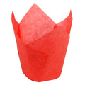 10-PACK OF CUP BAKING PAPR TULIP RED 4"