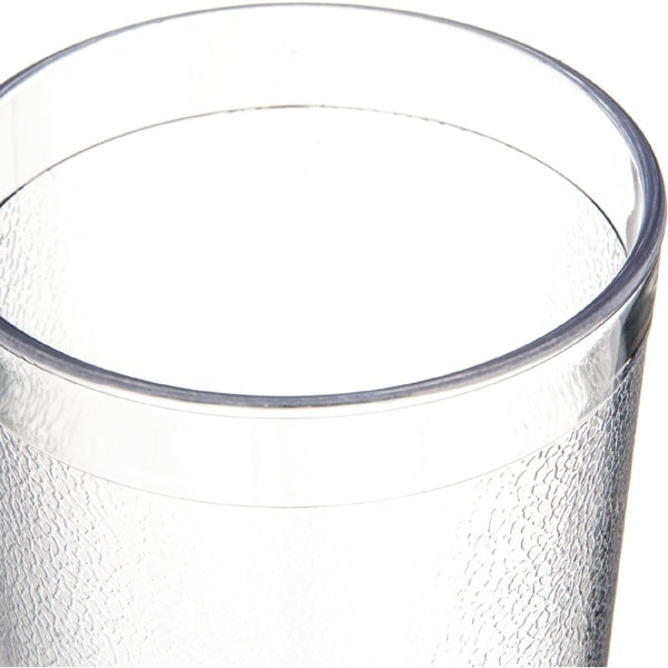 12 OZ-PACK OF TUMBLER PLAS PEBBLED CRYSTAL