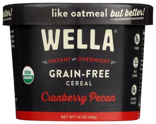 8-PACK OF CEREAL INSTANT GRAIN-FREE, CRANBERRY PECAN