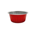 2000-PACK OF 4.5 oz. Colored Aluminum Ramekin and Dessert Cup - Red