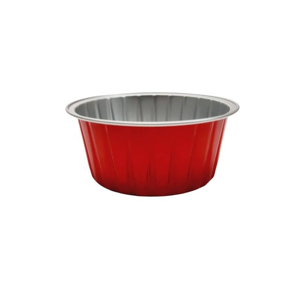 2000-PACK OF 4.5 oz. Colored Aluminum Ramekin and Dessert Cup - Red