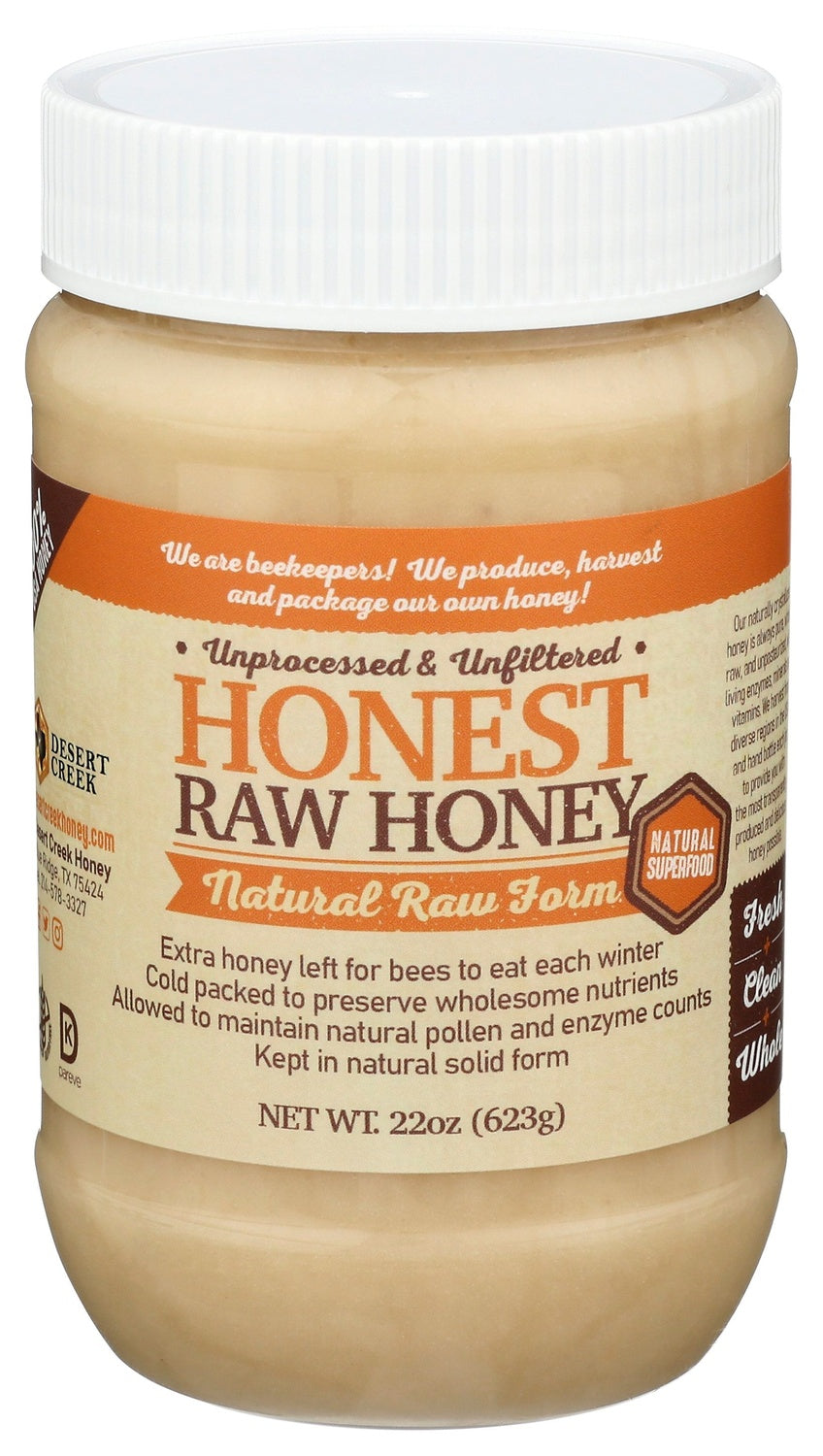 6-PACK OF HONEY RAW NATURAL RAW FORM