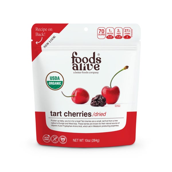 6-PACK OF Cherries Tart, Foods Alive