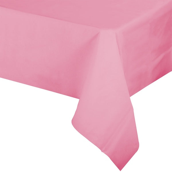 96-PACK OF Tablecover Plastic 54x108 Pink Rect