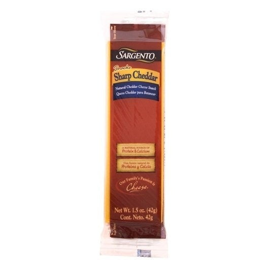 72-PACK OF Sharp Cheddar Cheese Snack Sargento, 4 - 18 - 1.5 Oz