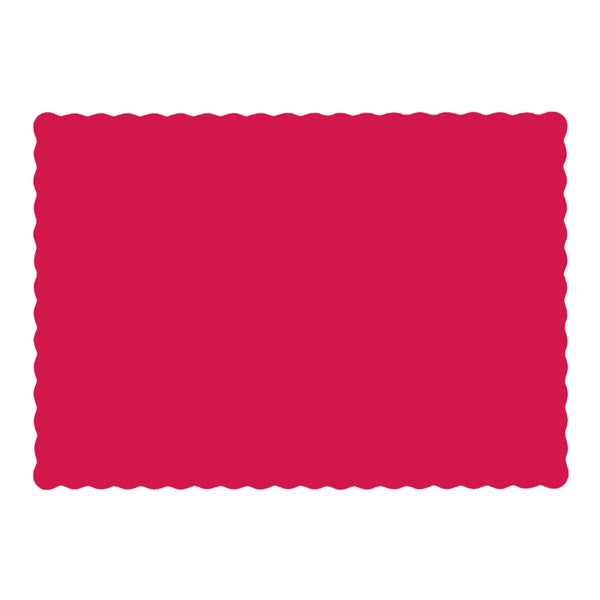 1000-PACK OF PLACEMAT PAPER ECON RED