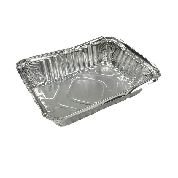 250-PACK OF PAN FOIL OBLONG TRAY W/BRD LID