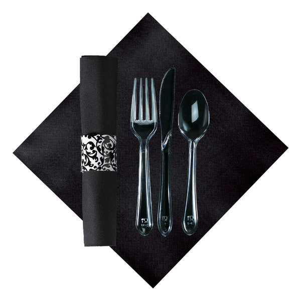2-PACK OF KIT CUTLERY CATERWRP LL BLKNAP