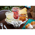 12-PACK OF LID PLAS CLR FLT W/SLT F/12-24