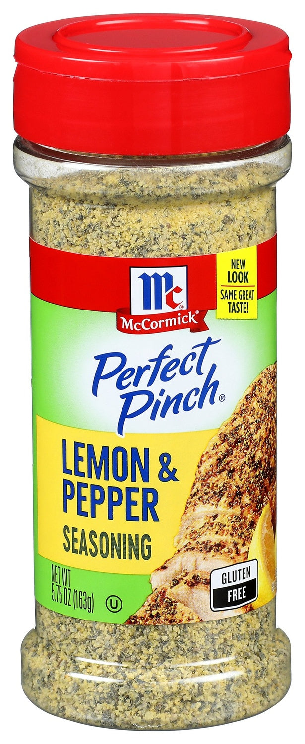 6-PACK OF SEASONING FLAVOR LEMON & PEPPER