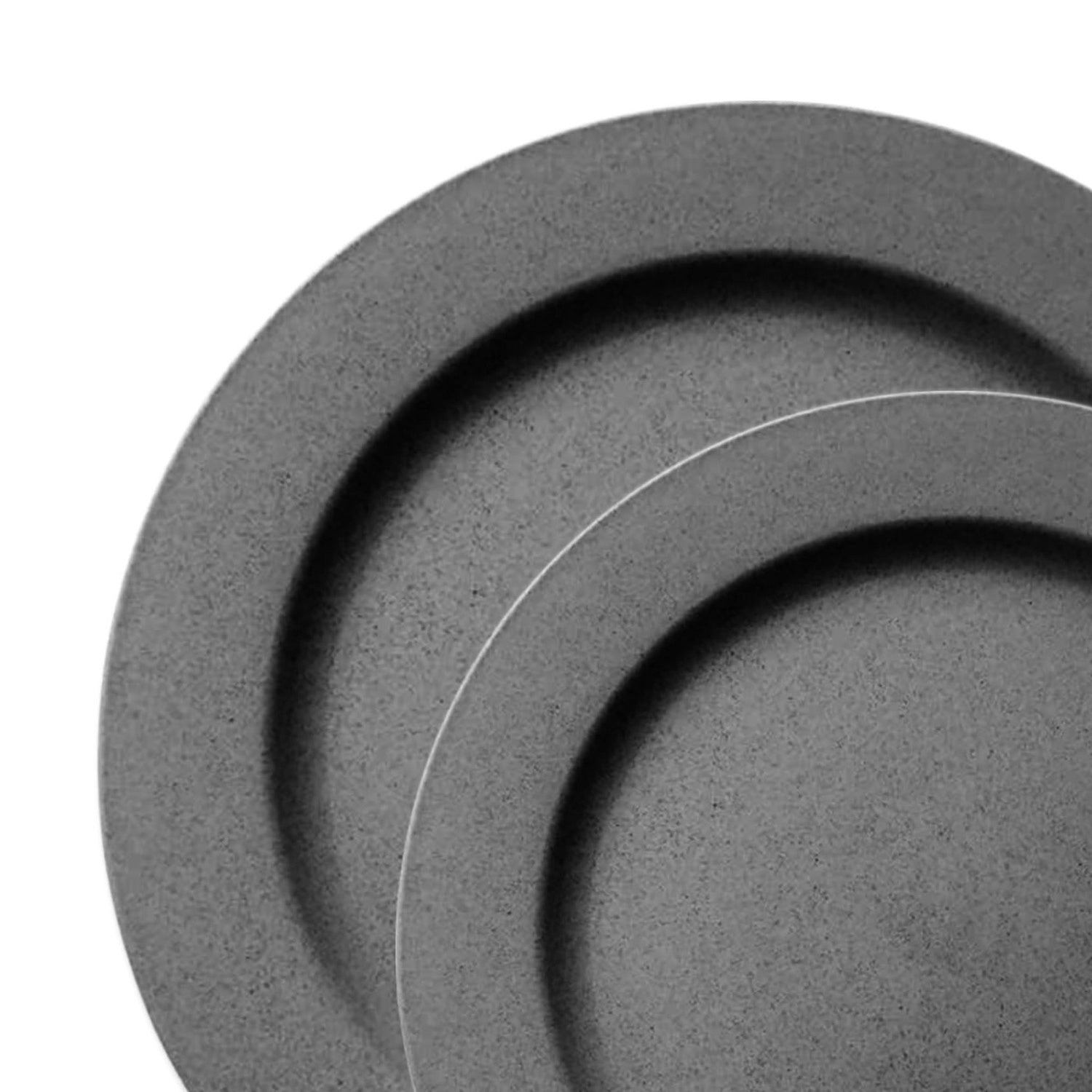 120-PACK OF Plate Set Matte Plastic Dinnerware