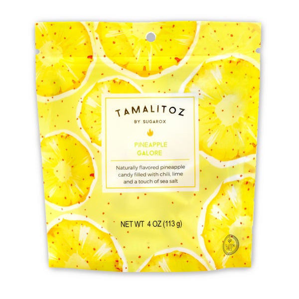 12-PACK OF Candy Hard, Pineapple Galore Tamalitoz, Sugarox Candy Studio