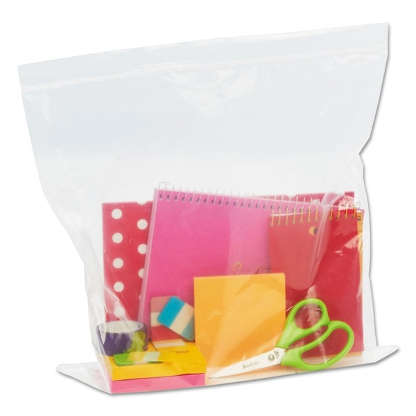 500-PACK OF Bag Plastic Stout by Envision ZF008C Clear Seal Closure Bags - Heavy-Duty 2 Mil Polyethylene, 12" x 12" (500 Count)
