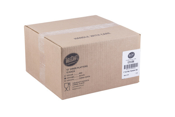 12 EA-PACK OF BASKET ROUND PLATTER BLK 12L