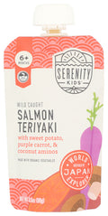 6-PACK OF Puree Salmon Serenity Kids 3.5 oz
