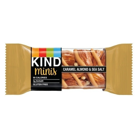 80-PACK OF Mini Caramel Almond Bar Kind Llc (Snack Bars), 8 - 10 - 0.7 Oz