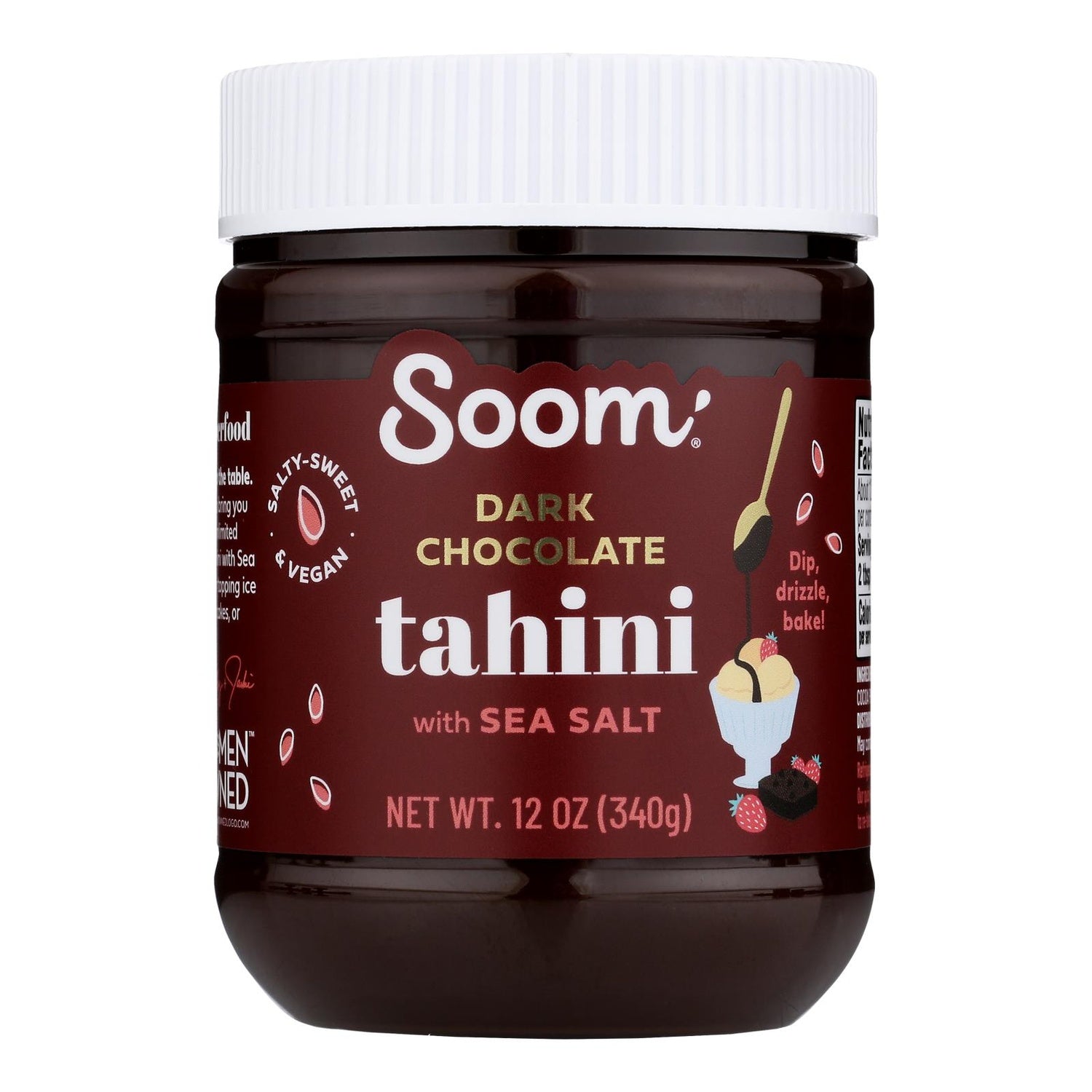 6-PACK OF SPREAD CHOCOLATE DARK TAHINI