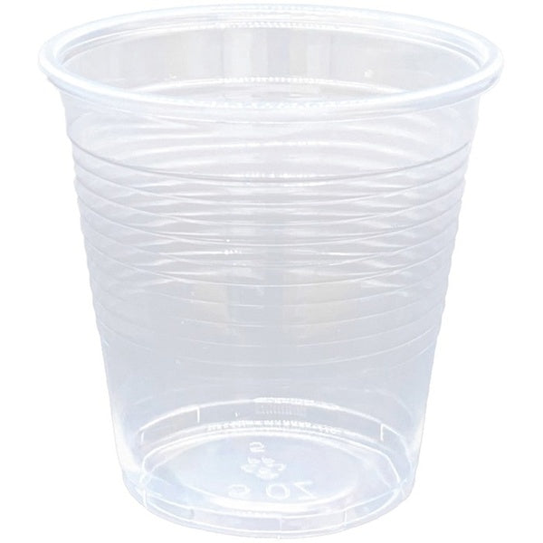 25-PACK OF CUP PLASTIC CLEAR 5 OZ - 2500 CUPS