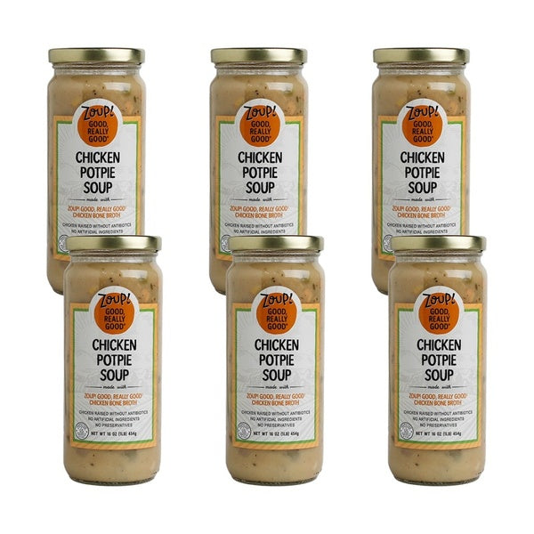 6-PACK OF Soup Chicken Potpie Zoup Good Reall 16 oz