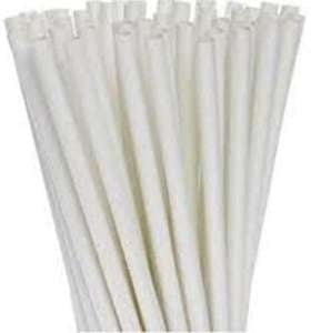 100-PACK OF STRAW PAPER BIOGREENCHOICE COMPOSTABLE PAPER STRAW 7.75"
