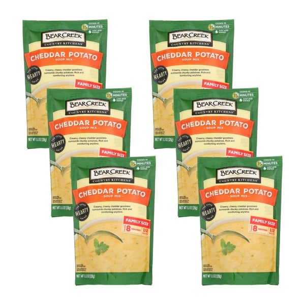 6-PACK OF Mix Soup Cheddar Potato Bear Creek 11.5 oz
