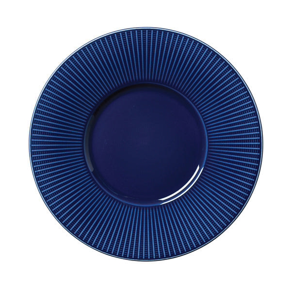 6 CT-PACK OF PLATE ROUND MED BLUE 11.25 DIA