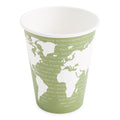 20-PACK OF CUP PAPER HOT WORLD COMPOST 12
