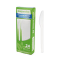 1152-PACK OF KNIFE BIODEG COMPOSTABLE 6.75 INCH 24CT DISPOSABLE