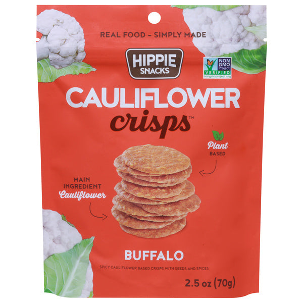 8-PACK OF SNACK VEGETABLE CAULIFLOWER CRISPS, BUFFALO