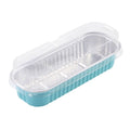 1000-PACK OF Rectangular Colored Dessert Tin with Stackable Lid - Tiffany