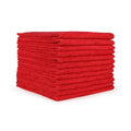 12 CT-PACK OF TOWEL TERRY CLOTH MICRFBR RED