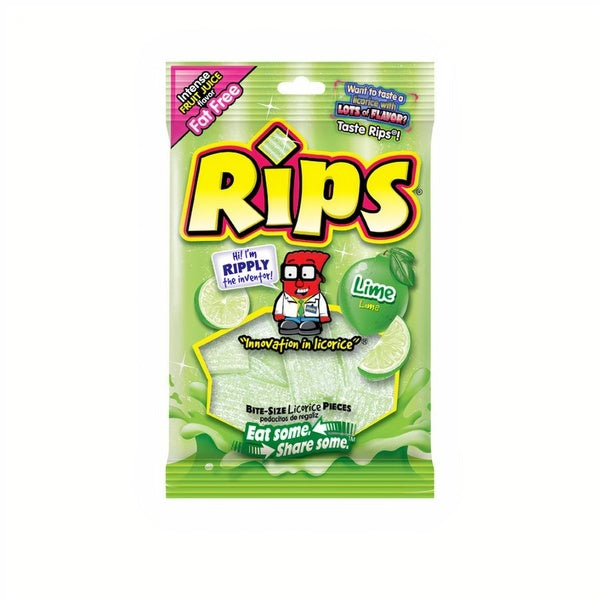 36-PACK OF Candy Lime Pieces Bite-Size Rips, AI Distribution