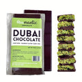 12-PACK OF Chocolate Dubai Knarfeh Pistachio Bar, RawmanticChocolate