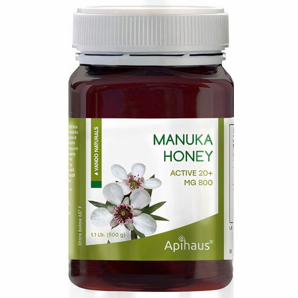 6-PACK OF Honey Manuka MGO 800 Active 20+ 1.1 LB, Vando Naturals
