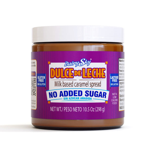 12-PACK OF DairySky Dulce de Leche No Added Sugar | Milk-Based Caramel Spread |10.5 oz - 12 Pack