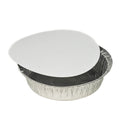 200-PACK OF PAN FOIL RND W/LAM BRD LID