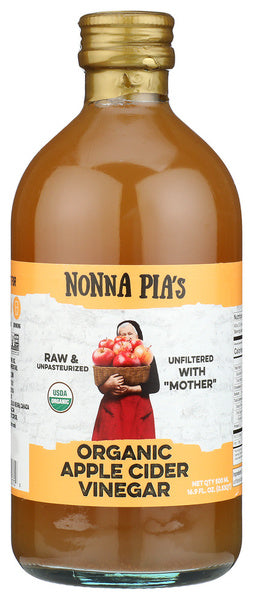 6-PACK OF Vinegar Apple Nonna Pias 16.9 fo