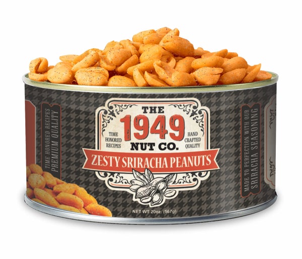 12-PACK OF Peanut Roasted Zesty Sriracha Lg, 1949 Nut Company
