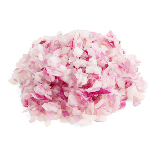 5 LB-PACK OF ONION RED DICED FRSH 1/4 IN
