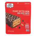 6-PACK OF Chocolate Wafer Dark Chocolate Peanut Butter Little Secrets 3.5 oz