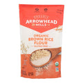6-PACK OF Flour Organic Brown Rice Gluten Free Arrowhead Mills 24 oz